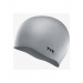 Шапочка для плавания TYR Wrinkle Free Silicone Cap, силикон, LCS\040 серебристый 75_75