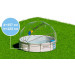 Круглый купольный тент Pool Tent на бассейн d457см PT457-G серый 75_75
