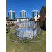 Круглый купольный тент павильон d450см Pool Tent для бассейнов и СПА PT450-G серый 75_75