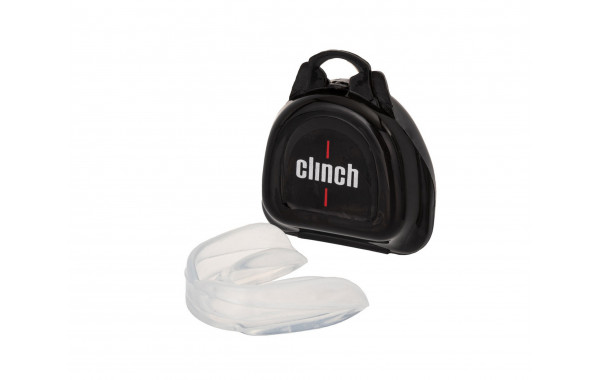 Капа одночелюстная Clinch Olimp Single Layer Mouthguard C501 прозрачный Senior 600_380