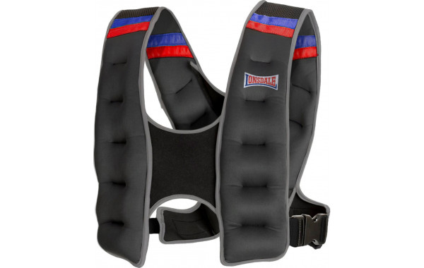 Жилет с утяжелением (10кг) Lonsdale Weight Vest 160083-10 темно-серый 600_380