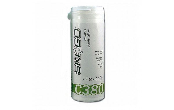 Ускоритель Skigo C380 Green (для сух. снега влажность 0-60%) (-7°С -20°С) 60 г. 600_380