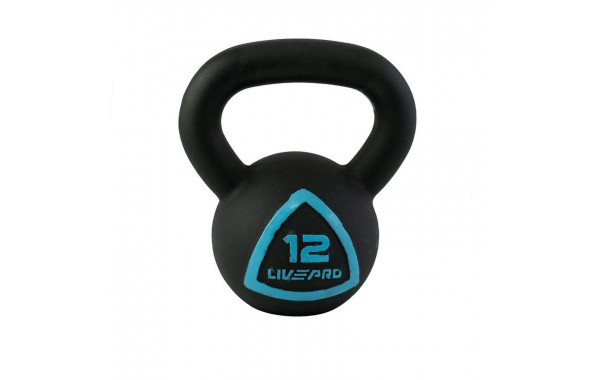 Чугунная гиря 12кг Live Pro Solid Cast Iron Kettlebell LP8041-12 600_380