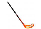 Клюшка для флорбола Realstick Tribal Jr MR-KF-TR70-OR, 70см, прямой крюк, пластик, черн-оранж