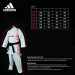 Кимоно для карате подростковое Adidas AdiLight WKF белое K191SK 75_75