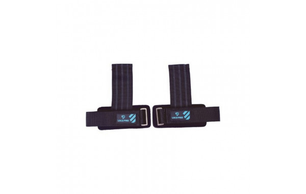 Накладки для хвата Live Pro Power Strap, пара LP8704 черный\синий 600_380