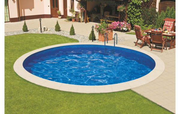 Морозоустойчивый бассейн Ibiza круглый глубина 1,5 м диаметр 5 м, мозайка 3EXB0094[3BZA1080] 600_380