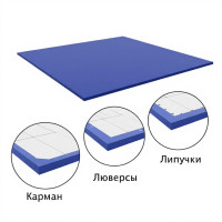 Борцовский ковер 12х12м одноцветный ППЭ хим сшитые 5см DSFight