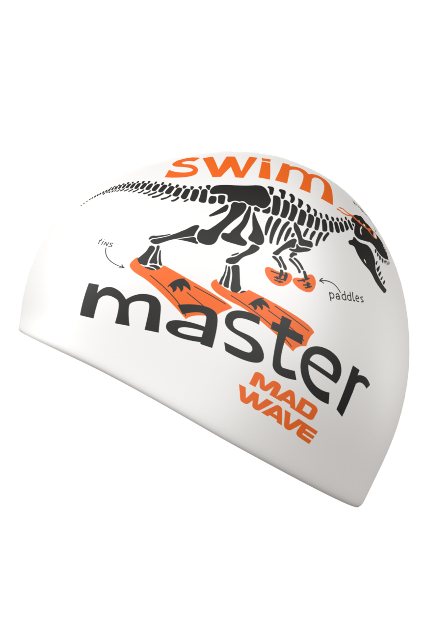 Силиконовая шапочка MadWave Swim master big M0554 27 0 02W белый 870_1305