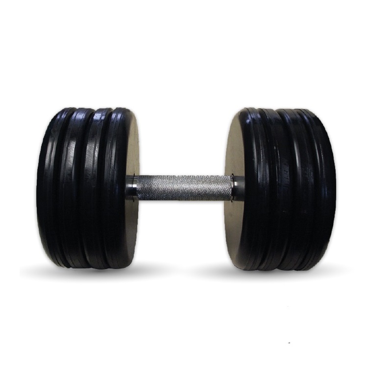 Гантель классик MB Barbell с вращающейся ручкой 47 кг MB-FdbEM-B47 800_800