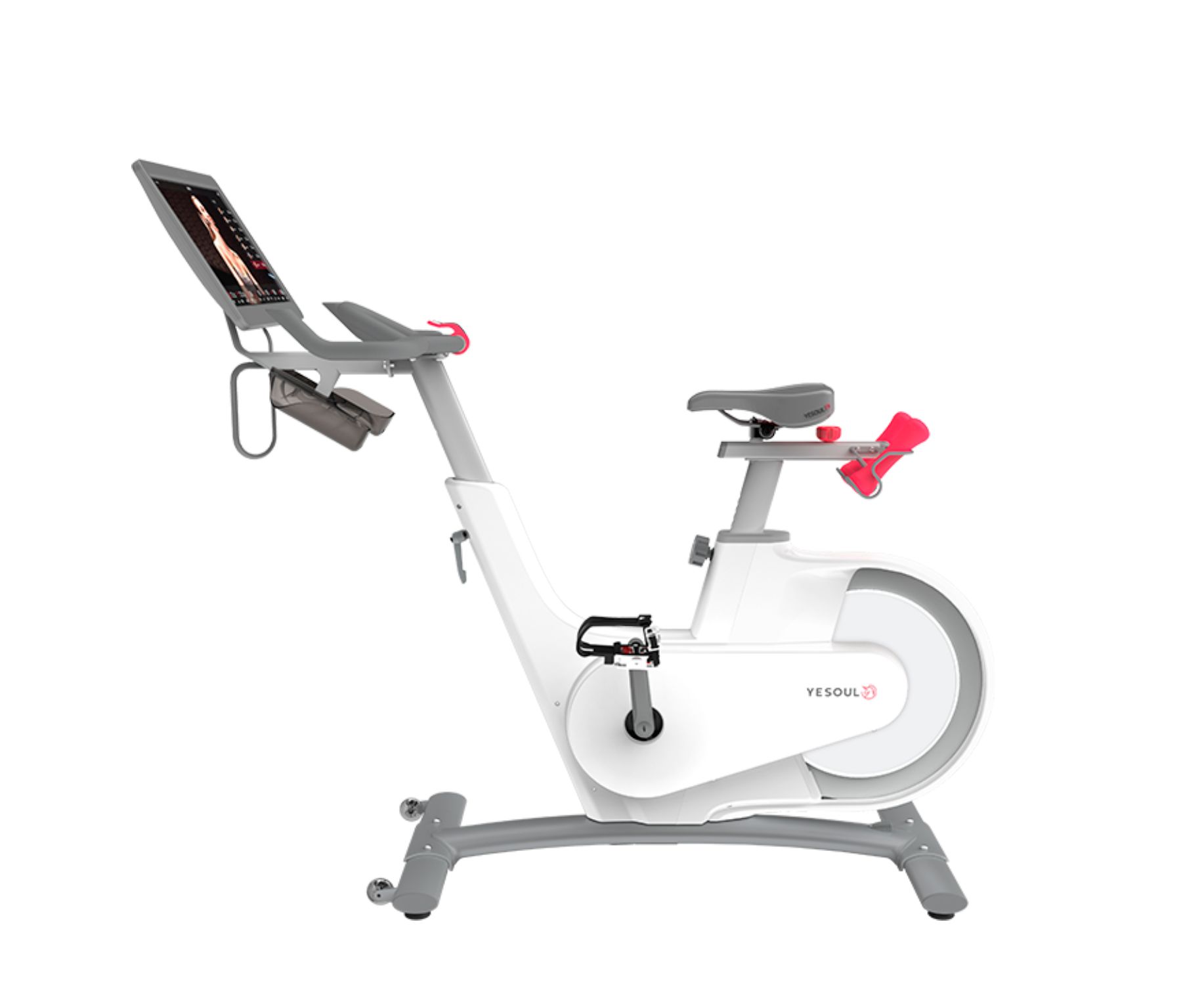 Велотренажер Yesoul Smart Spinning bike V1 PLUSE белый 1834_1500