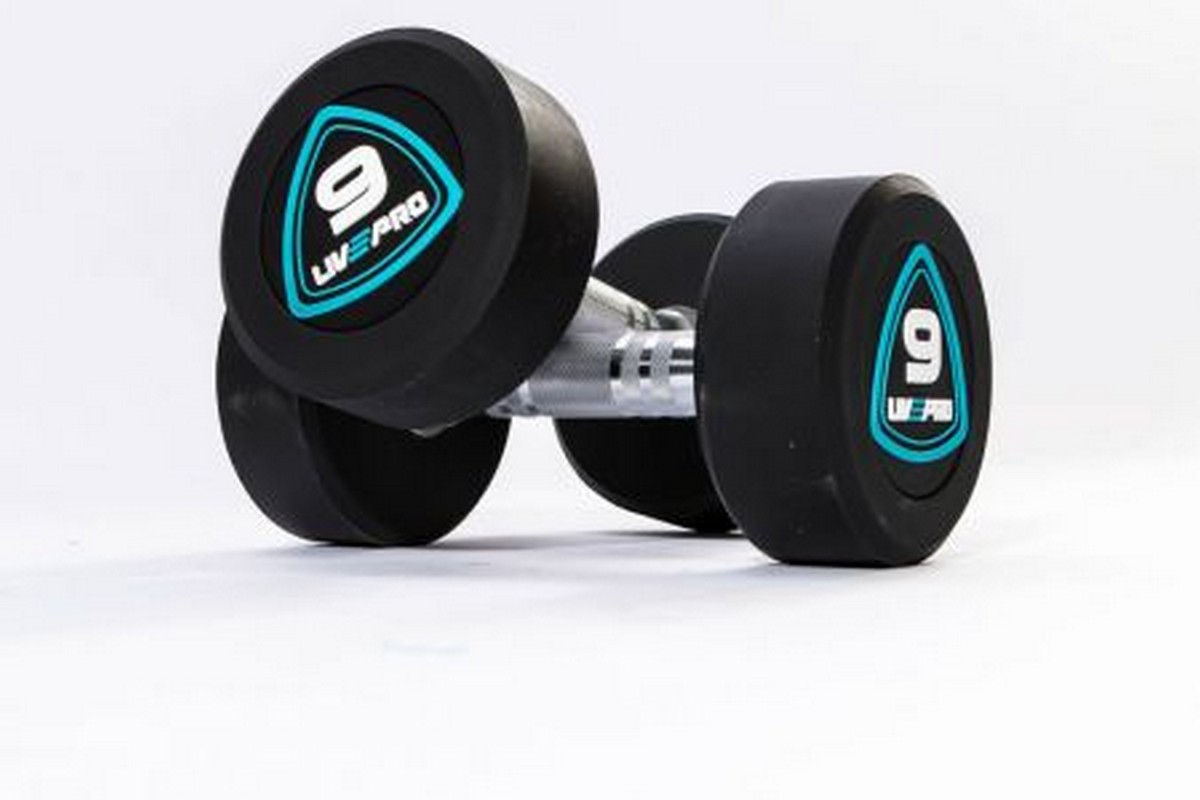 Гантели в уретане 5 кг Live Pro Studio Dumbbells LP8075-05 1200_800