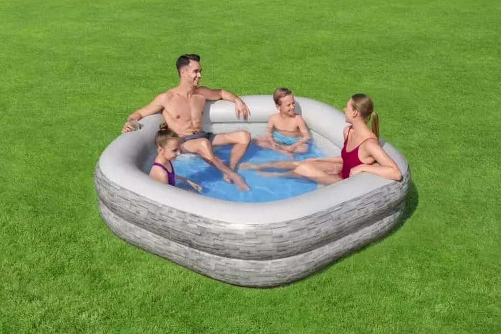 Детский надувной бассейн 213х206x53см, 575 л, от 6 лет Bestway Splash Paradise 54423 1024_682