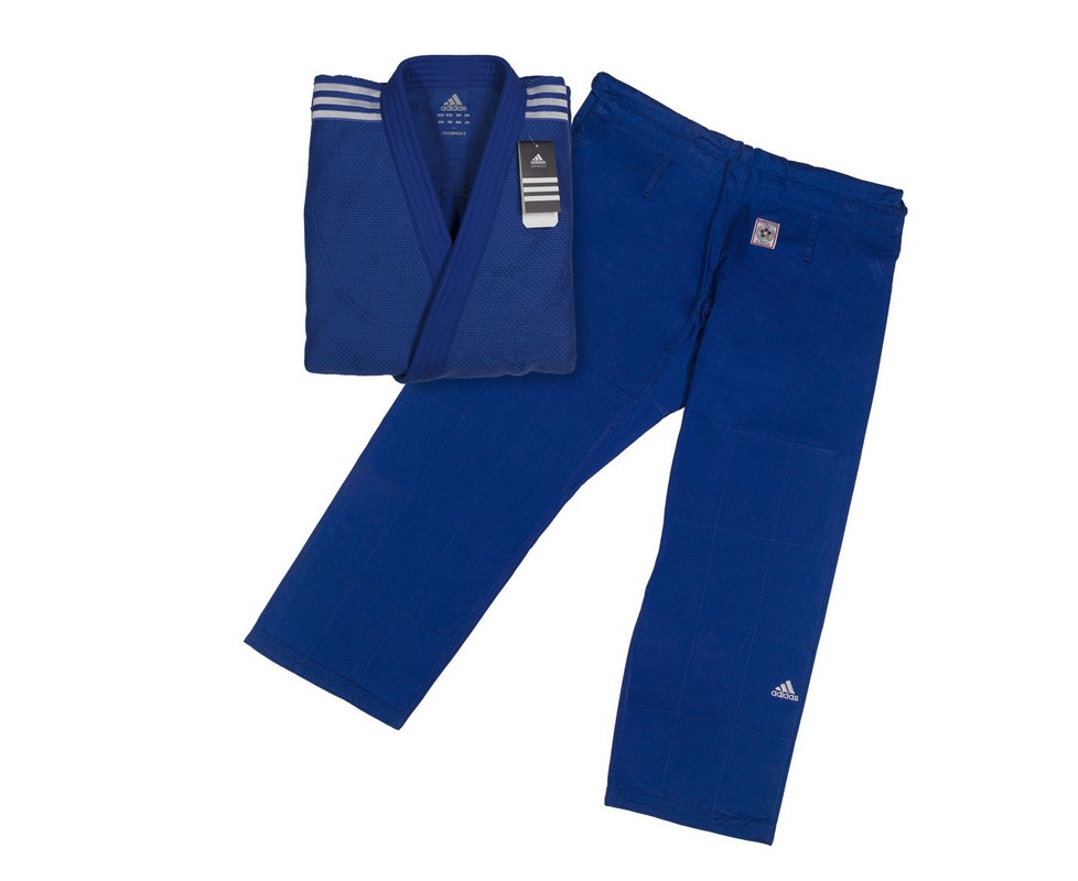 Кимоно для дзюдо Adidas Champion 2 IJF Slim Fit синее J-IJFSB 978_800