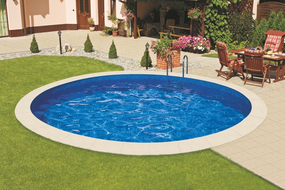 Морозоустойчивый бассейн Ibiza круглый глубина 1,5 м диаметр 5 м, мозайка 3EXB0094[3BZA1080] 1000_667