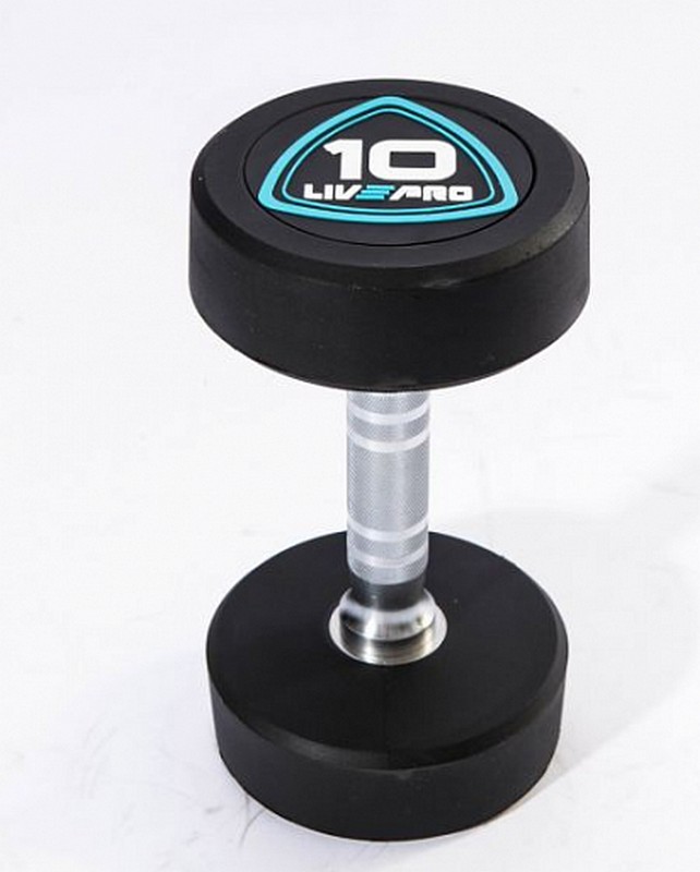 Гантели в уретане 5 кг Live Pro Studio Dumbbells LP8075-05 642_800