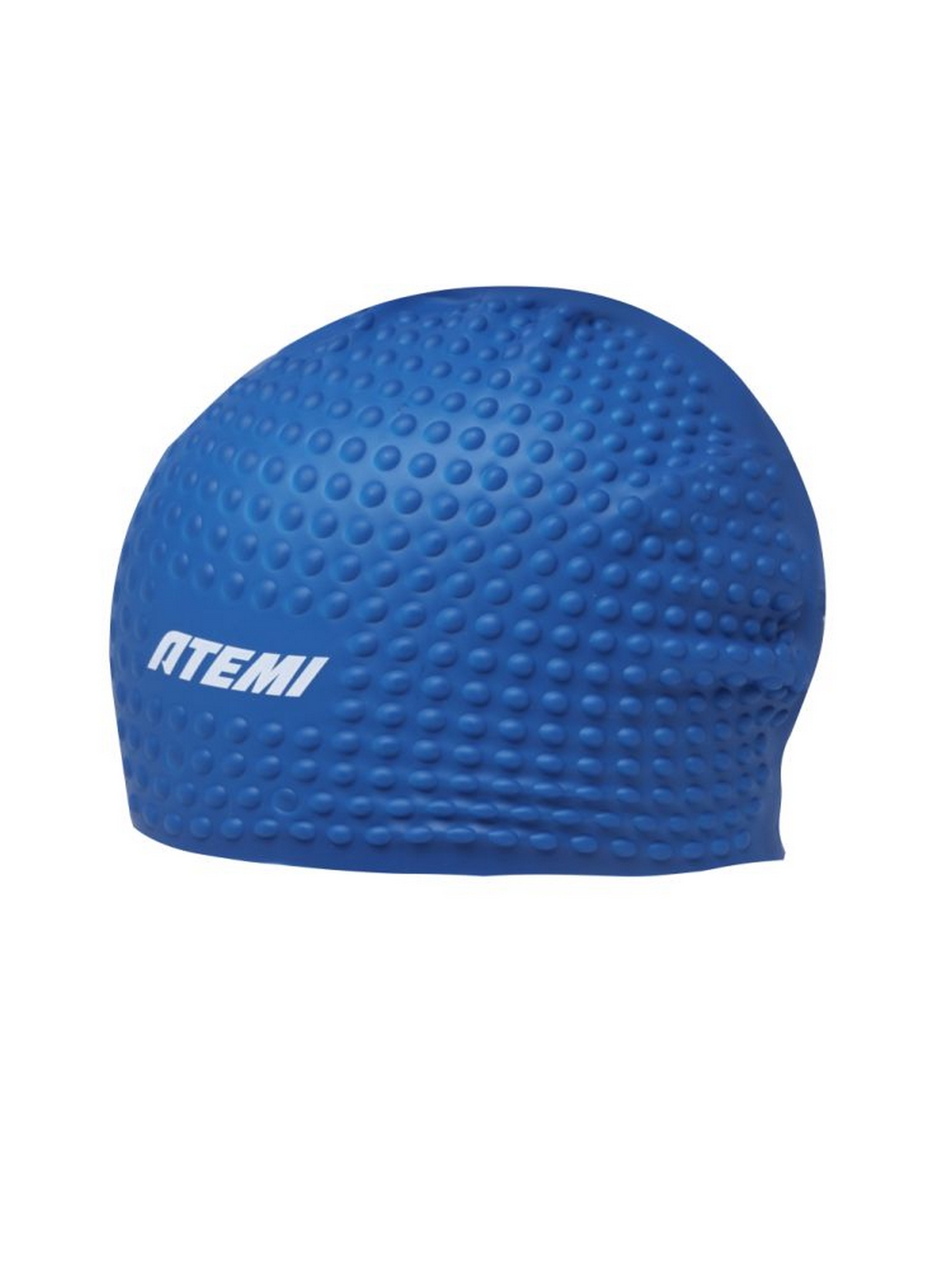 Шапочка для плавания Atemi bubble cap Strong blue FBC1BE синий 1500_2000