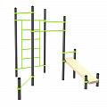 Воркаут (3 турника, шведская стенка, наклонная скамья, перекладина для отжиманий) Zavodsporta W222 120_120