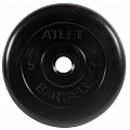 Диск обрезиненный d26мм MB Barbell MB-AtletB26-5 5кг черный 120_120